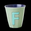 Rice TAZZA CON LETTERA "F"