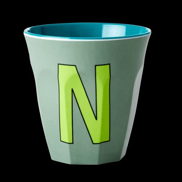 Rice TAZZA CON LETTERA "N"