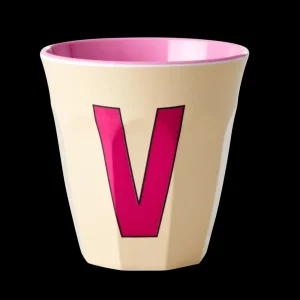 Rice TAZZA CON LETTERA "V"