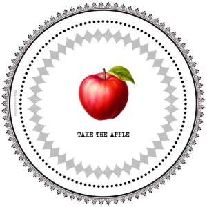 Moroni Gomma TOVAGLIETTA TONDA APPLE
